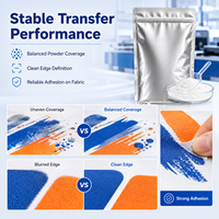Poudre DTF TPU blanche INHAOSIN en gros 1000g compatible avec film PET et encre pigmentée pour textiles et vêtements Fournisseur OEM