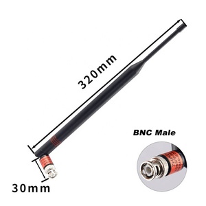BNC Nam Micro Không Dây Hệ Thống Receiver Antenna UHF 400MHz-960MHz Kỹ Thuật Số Âm Thanh Mic Từ Xa Receiver Cho Thông tin Liên Lạc - Product Image 1