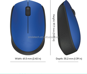 เมาส์ไร้สาย M170 2.4 GHz พร้อมตัวรับสัญญาณ USB Nano เมาส์เกมมิ่งแบบออปติคอลสำหรับเมาส์โลจิเทค - Product Image 3