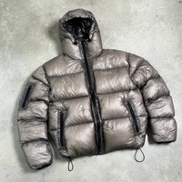 Vestes matelassées de qualité supérieure personnalisées, doudounes vintage d'hiver pour hommes, coupe-vent d'extérieur avec logo, fabricant de vestes matelassées