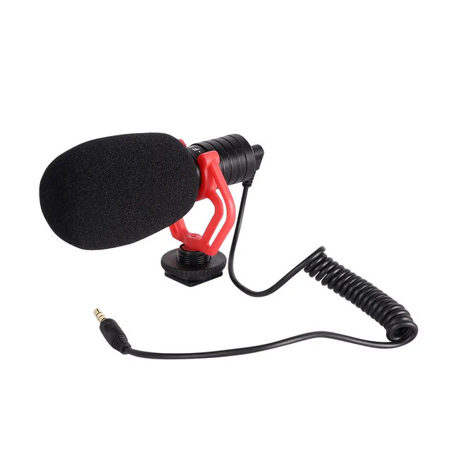Jingying Universal Smart Noise Reduction Sensitive Voice Pick up Clip Phone Camera Microphone for Camera Phone