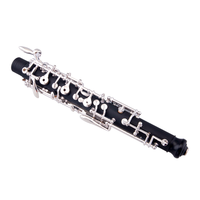 Professional TAISHAN Soprano Oboes C Key 17-Key Adjustable Hard Rubber Body Wind Instrument Model TSOB-602 for Performance Use