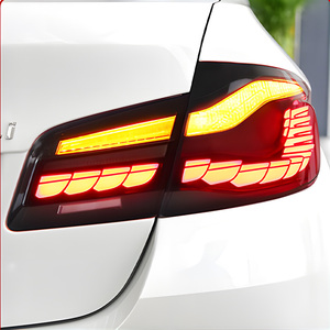 Para <span class=keywords><strong>BMW</strong></span> F10 F18 525i 530i 535Li 5 Series 2011-2017 LED montaje de luces traseras de coche Dragon Scale diseño herramienta de actualización accesorios nuevo - Product Image 2
