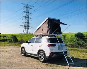 Semi-automatic Hydraulic Top-Selling Customized Roof Top Tent Triangle Car Roof Top Tent