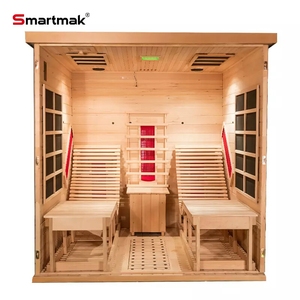 ซาวน่าบำบัดด้วยแสงสีแดงแบบเอนนอนได้ สำหรับ 2-3 คน ยี่ห้อ Canadian Wood Home <span class=keywords><strong>Spa</strong></span> - Product Image 6