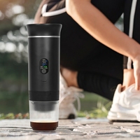 Machine à expresso portable en capsule, rechargeable par USB, 20 bars, mini cafetière avec étui de voyage pour les voyages en plein air et le bureau