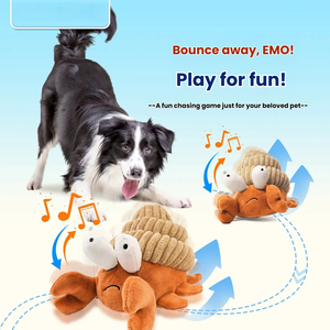 Plush Vibration Ball <strong>Dog</strong> <strong>Toy</strong> Interactive Squeaky <strong>Toy</strong> for Puppies <strong>Small</strong> <strong>Dogs</strong> Teddy Corgi Automatic Entertaining - Product Image 5