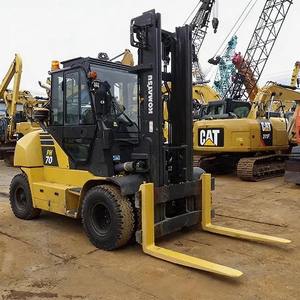 Montacargas Komatsu FD70 Usado Certificado CE/BV de 7 Toneladas, Fabricado en Japón, Diésel, Altura de Elevación de 4 Metros, Montacargas de Combustión Interna de Segunda Mano - Product Image 3
