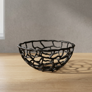 Bol de service en métal minimaliste moderne Jaffsexports Jf121, finition polie, intérieur noir, passe au lave-vaisselle, pour usage domestique - Product Image 3