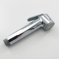 Vente directe usine Ensemble de bidet mural en laiton pour salle de bain, avec pulvérisateur hygiénique pour femme, tête de pulvérisation portable, nickel brossé