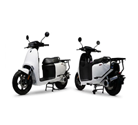 Moto électrique de livraison du dernier kilomètre 5500W 92km/h 73V 58Ah Lithium, Scooter logistique à moteur moyeu, Autonomie 120-150KM, 3-6 heures