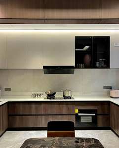 Melamine Kitchen Cabinet with Pantry <b>Cupboard</b> - Product Image 2