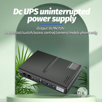 Alimentation sans interruption portable IBN DC UPS pour routeur 5V 9V 12V, modem optique, surveillance, batterie de secours, chargeur de téléphone portable