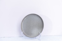 Service de table en céramique gris classique 4 pièces |   Lave-vaisselle et micro-ondes compatibles |   Assiettes, bols et tasses de qualité supérieure