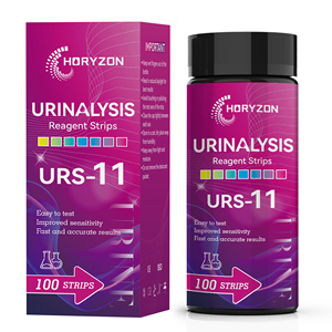 Bandelettes de <span class=keywords><strong>test</strong></span> <span class=keywords><strong>urinaire</strong></span> à 11 paramètres pour la détection des infections urinaires, modèle URS-11 - Product Image 2