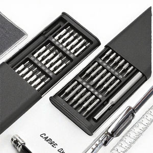 Ensemble d'outils à main multifonction sans fil isolé 25-en-1 avec tournevis à cliquet, poignée en acier, embout de 4 mm, qualité industrielle/bricolage - Product Image 2