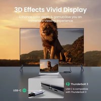 Adaptateur USB-C vers HDMI 4K UGREEN, Hub USB-C avec gaine en PVC et blindage tressé pour projecteur, téléviseur HD et utilisation informatique