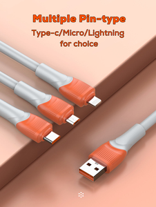 LDNIO LS601 nouvelle arrivée ldnio-<span class=keywords><strong>cable</strong></span>-usb câble de charge tipo c 1M 30w TPE câble de données - Product Image 6