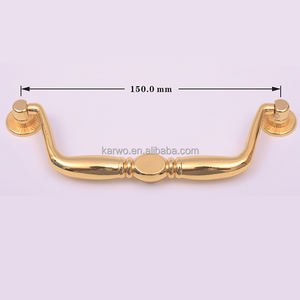 Fábrica al por mayor Retro aleación Metal madera joyero manija <span class=keywords><strong>para</strong></span> maleta de cuero - Product Image 6