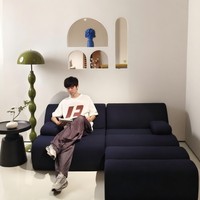 Sofá Modular Seccional de Espuma Comprimida al Vacío a Precio de Mayoreo Moderno Fácil de Ensamblar para Ahorrar Espacio en la Sala de Estar