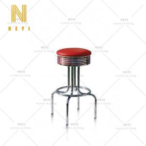 NEYI personalizado gran oferta retro americano 50's retro Diner stand multicolor vintage restaurante americano cabinas bar silla taburete - Product Image 1