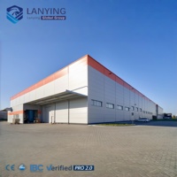 Edificio de Almacenamiento Industrial Prefabricado Moderno con Estructura de Acero, Instalación Logística Multiusos