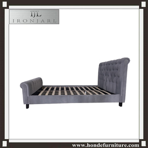 Sang Trọng Pháp Phòng Hiện Đại Vua Bọc Giường Với Bàn Chân Nữ Hoàng Kích Thước Đôi Bọc Giường Vải - Product Image 3