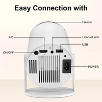 Proyector Inteligente Portátil AOKANG con Android, para Video y Presentaciones, Modelo Hy300 Pro 4K LED Full HD 350Lm, Ideal para Dropshipping