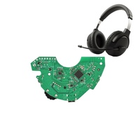Solution PCBA pour casque audio, module audio personnalisé double mode 2.4G BT, son stéréo 48kHz/16bit, faible latence <20ms, module d'écouteurs sans fil