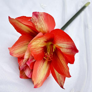 Fleur artificielle d'<span class=keywords><strong>amaryllis</strong></span> MeiHui Barbadoslily, nouveaux produits, polyvalente, économique, fidélité, fleurs décoratives de bureau - Product Image 3