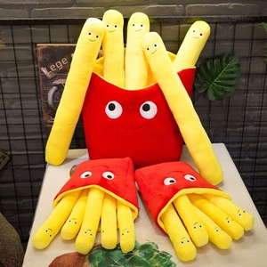 Frieten Kussen Speelgoed Creatieve Cartoon Burger Pluche Pop PP Katoen Superzacht Pluche 31-50cm Hoogte Fotografie Props voor alle leeftijden - Product Image 2