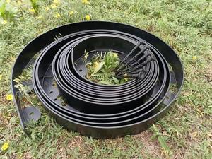 Landscape <strong>Edging</strong> Kit No-Dig Garden <strong>Edging</strong> Border <strong>Lawn</strong> Flower Gardens <strong>Rubber</strong> Landscaping <strong>Edging</strong> for Yard <strong>Edging</strong> Borders Black - Product Image 4