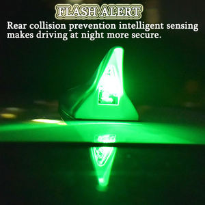 Antenne de <span class=keywords><strong>voiture</strong></span> universelle, lumières de décoration de <span class=keywords><strong>voiture</strong></span>, antenne de requin solaire, antenne modifiée pour toit et feux arrière, anti-collision, LED clignotante - Product Image 6