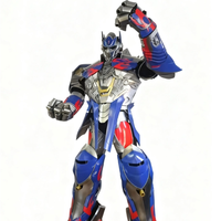 Traje de robot deformable Optimus Prime personalizado con armadura de EVA de tacón alto para eventos comerciales y accesorios de cosplay de películas.