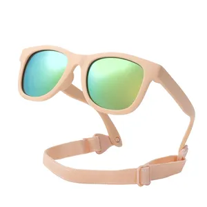 Dropshipping Products 2024 Newborn Silicone Bendable Sunglasses Flexible Frame UV400 Infant Shades for Boys Girls