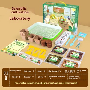 Trẻ em Khoa Học & kỹ thuật Đồ chơi mọc Rau Cây Giống khay nhỏ chậu cây quan sát hộp thí nghiệm thiết lập - Product Image 6