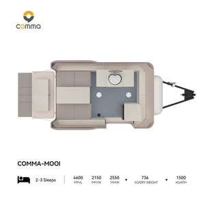 รถบ้านพ่วงสำหรับตลาดแอฟริกาใต้ พร้อมตัวถังเสริมความแข็งแรงและยางอะไหล่ - Product Image 2