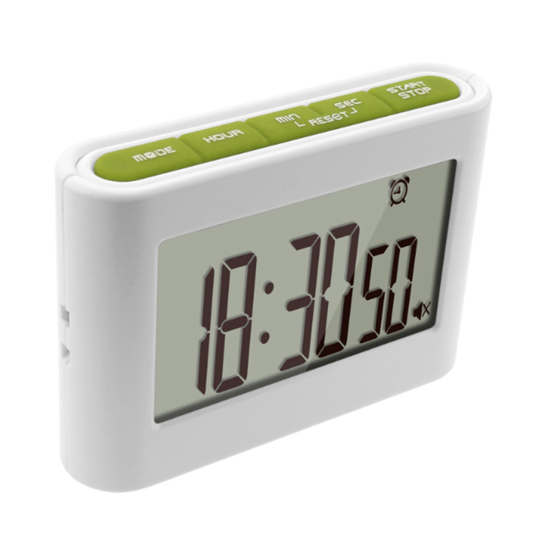 LCD Digital Kitchen Timer Alarm Clock with Magnetic Back and Retractable Stand