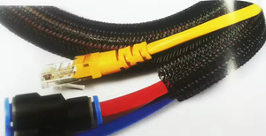 Manguitos de cable trenzado expandible HongDun ZSC PET de cierre automático y autoenvoltura - Product Image 5