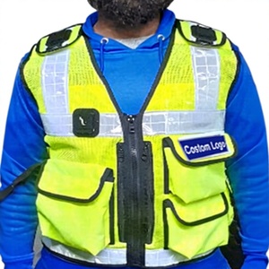 Chaleco de Seguridad Táctico de Alta Visibilidad Medical Guard, con Franjas Reflectantes, Múltiples Bolsillos, Unisex, para Todas las Temporadas, Chaqueta de Poliéster - Product Image 1