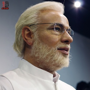 Lebensgroße, Hochrealistische Indische Berühmte Politiker Silikon-Wachsfigur für Sammler - Product Image 4