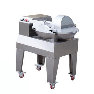 Machine <span class=keywords><strong>à</strong></span> hacher les aliments <span class=keywords><strong>à</strong></span> grande vitesse, émulsifiant automatique, hachoir-mélangeur avec couteaux de coupe et <span class=keywords><strong>poussoir</strong></span> de sécurité pour la découpe de viande et de légumes - Product Image 1
