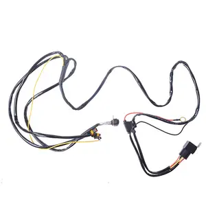 harness kit motorrad Suppliers-LED-Lichtleisten-Kabelbaum satz für Motorräder mit Power 40A-Relaissicherung EIN-AUS-Schalter