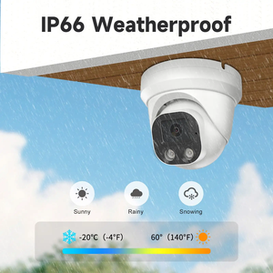 กล้องวงจรปิดรักษาความปลอดภัยกลางแจ้งแบบปรับแต่งได้ 5/8MP กล้อง CCTV สมาร์ท มองเห็นภาพสีในเวลากลางคืน รองรับ POE พร้อมไมโครโฟนในตัว ตรวจจับมนุษย์ ตัวเครื่องโลหะทั้งหมด - Product Image 6