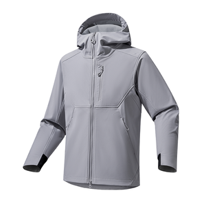 Maßgefertigte 2026 Unisex Schwergewichts-3-Proof-Kapuzenjacke für Wanderungen, Private Label Winddichte Thermisch Isolierte Softshell-Jacke, Schlüsselfertige OEM-Fertigung - Product Image 5