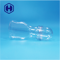 Nouveau design d'aliments pour enfants en plastique transparent PET de qualité alimentaire Pot anti-fuite sans BPA Couvercle à vis pour bonbon dur chocolat pour les collations