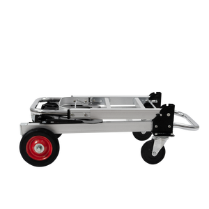 Uni-Silent 90kgs 2 en 1 Diable convertible et chariot, Chariot à main en aluminium avec 2 roues pivotantes FHT90A - Product Image 3