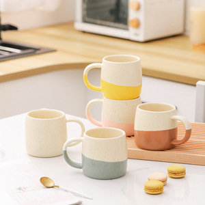 Venta al por mayor <span class=keywords><strong>semillas</strong></span> de sésamo diseño taza de café de cerámica mate reutilizable taza de café de cerámica logotipo personalizado porcelana capuchino Taza de cerámica - Product Image 2