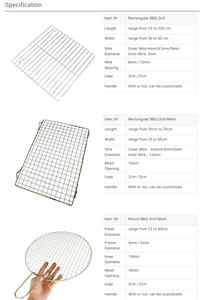 Parrilla <span class=keywords><strong>para</strong></span> Asar: Parrilla de Acero Inoxidable de Alta Calidad, <span class=keywords><strong>Rejilla</strong></span> de Enfriamiento <span class=keywords><strong>para</strong></span> Barbacoa - Product Image 4