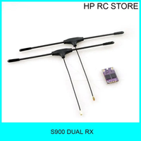 Récepteur HappyModel ES900 DUAL RX ELRS Diversity 915 MHz / 868 MHz avec TCXO intégré pour avion RC FPV longue portée